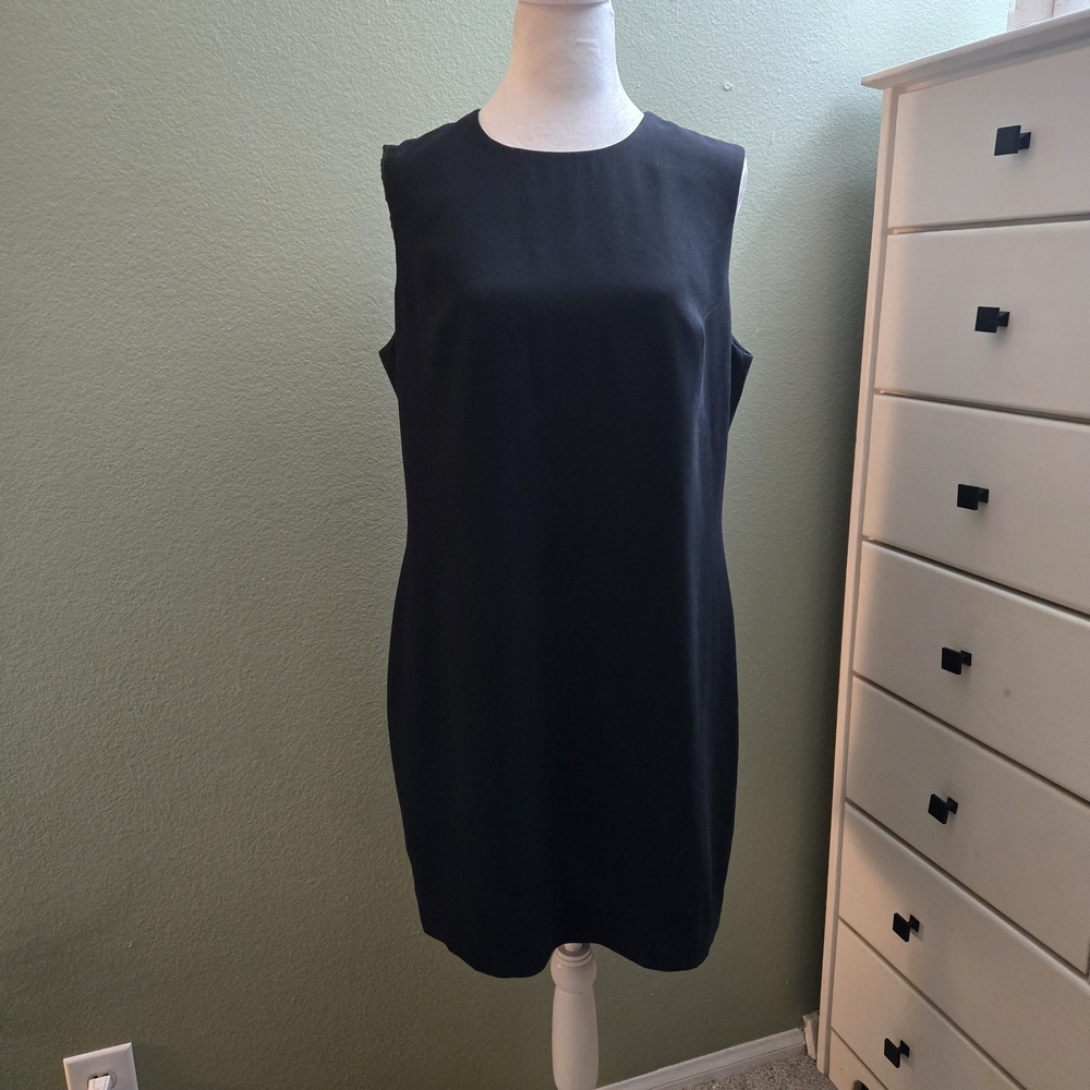 Worthington Women's Classic Black Sleeveless Midi Dress